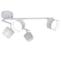 Люстра стельова з поворотними плафонами OFTEN/PL4 white